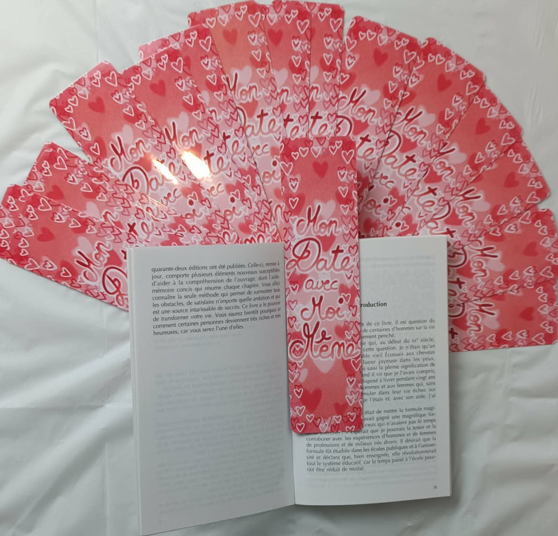 Marque-page « MON DATE AVEC MOI MÊME »