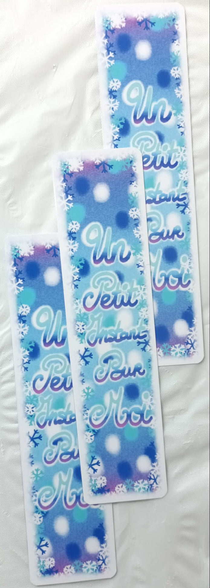 Marque-page d'Hiver « UN PETIT INSTANT POUR MOI »