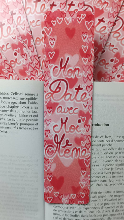 Marque-page « MON DATE AVEC MOI MÊME »
